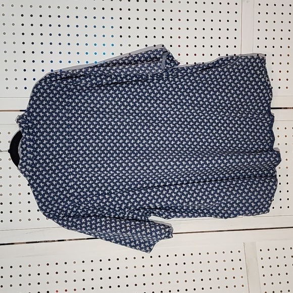 Free Planet size 3X 100% Cotton Navy Blue Flamingo Print - Picture 5 of 5